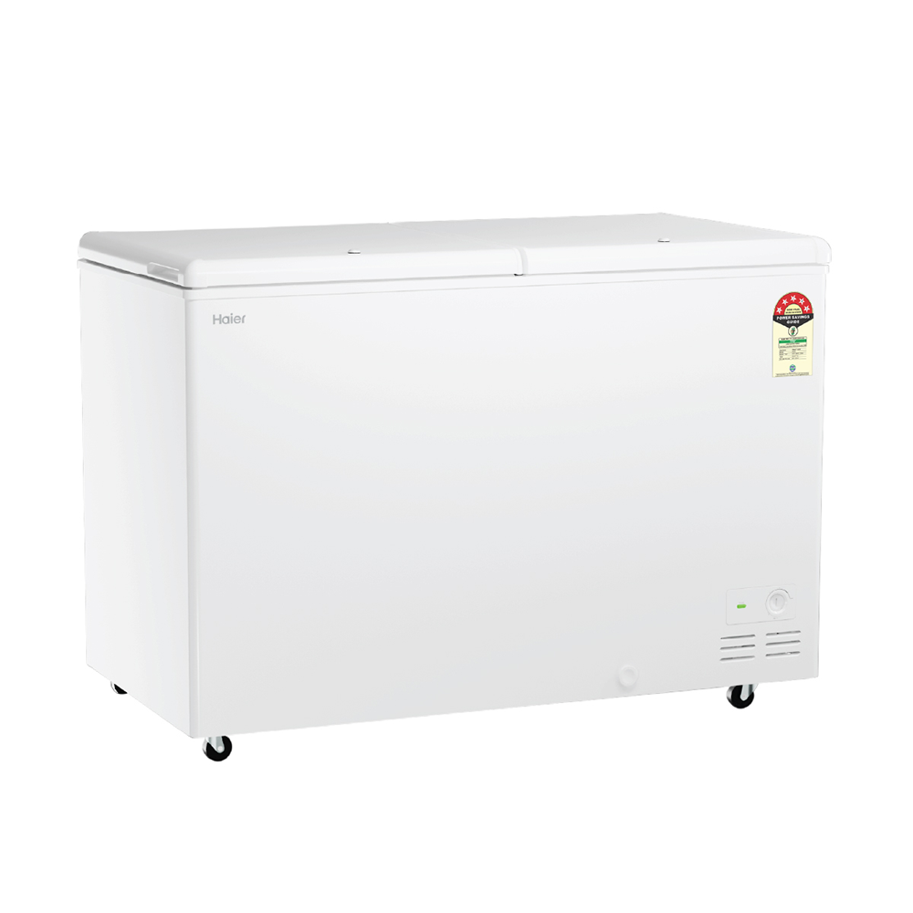 Haier 500 Ltr Double door- White Colour Convertible Hard top Freezer